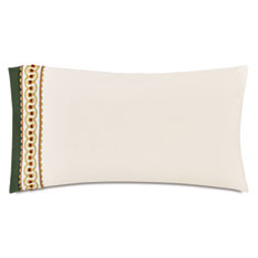 MANDERLEY BORDER CUFF KING SHAM LEFT