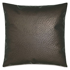 LAETITIA FAUX LEATHER EURO SHAM