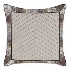 LAETITIA PLEATED DECORATIVE PILLOW