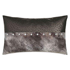LAETITIA NAILHEAD DECORATIVE PILLOW