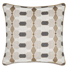 LEVI EMBROIDERED DECORATIVE PILLOW
