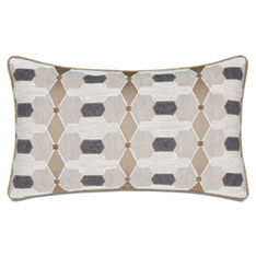 LEVI EMBROIDERED DECORATIVE PILLOW