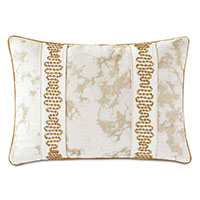 Marceau Metallic Marble Decorative Pillow