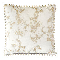 Marceau Ball Trim Decorative Pillow