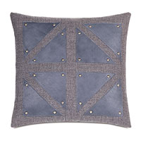 Noah Nailheads Decorative Pillow