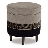 Talena Nailheads Ottoman