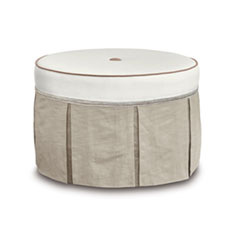 EMMELINE PLEATED SKIRT OTTOMAN