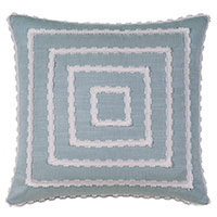 Penelope Mitered Trim Decorative Pillow