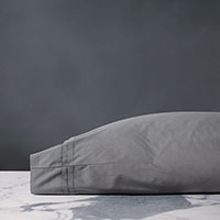 Vail Percale Pillowcase In Heather