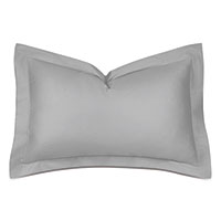 Deluca Sateen Queen Sham in Silver