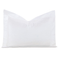 Lusso Sateen Queen Sham in White