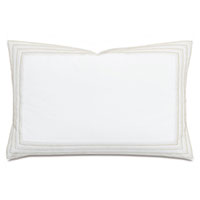 Ember Satin Stitch Queen Sham