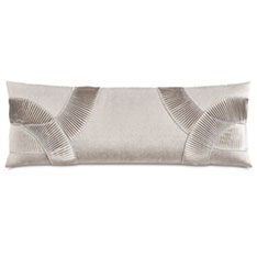 ROMILLY PLEATED APPLIQUE DECORATIVE PILLOW