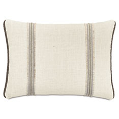 ROSECLIFF TRIM APPLIQUE DECORATIVE PILLOW