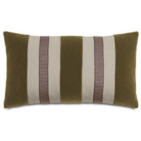 RUFUS STRIPED DECORATIVE PILLOW