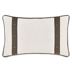 RIVER NAILHEADS DECORATIVE PILLOW