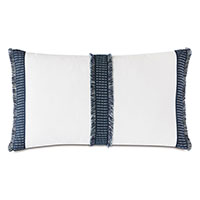 Saya Woven Tape Decorative Pillow