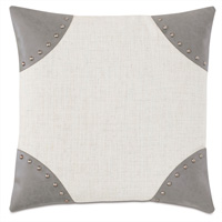 Safford Nailhead Decorative Pillow