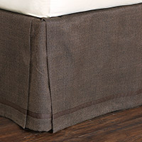 Walden Bark Bed Skirt