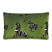 Tannenbaum Zebra Decorative Pillow In Sage