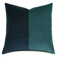 Uma Colorblock Decorative Pillow in Pacific