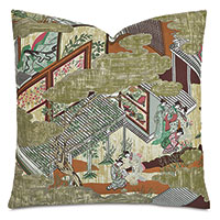 Ichika Ukiyo-e  Decorative Pillow