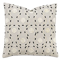 Kaisen Embroidered Decorative Pillow