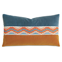 UMA BLAZE DECORATIVE PILLOW IN TANGERINE