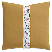 CONFECTION BEADED BORDER DECORATIVE PILLOW