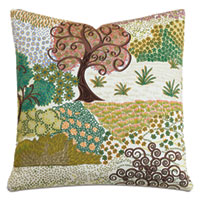 ENCHANTED GARDEN DECORATIVE PILLOW