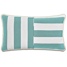 RIPTIDE STRIPED DECORATIVE POLLOW IN ARCTIC