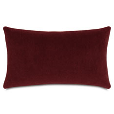 BRAHMS ALPACA DECORATIVE PILLOW IN MERLOT
