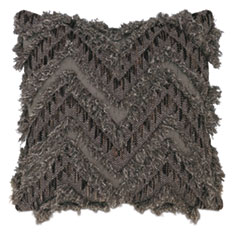 KEISHI WOVEN DECORATIVE PILLOW IN GRAPHITE