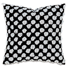 LUTON FIL COUPE DECORATIVE PILLOW IN DOMINO