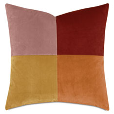 UMA COLORBLOCK DECORATIVE PILLOW IN STARBURST