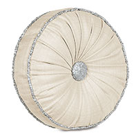 TINSEL TAMBOURINE DECORATIVE PILLOW