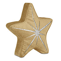 TINSEL STAR DECORATIVE PILLOW