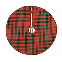 Tannenbaum Plaid Tree Skirt