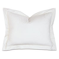 Gianna Hemstitch Standard Sham in White