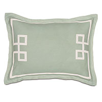 Resort Mint Fret Standard Sham