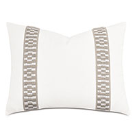 Junonia Embroidered Standard Sham