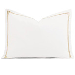 Enzo Satin Stitch Standard Sham in Antique