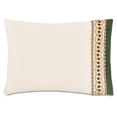 MANDERLEY BORDER CUFF STANDARD SHAM RIGHT
