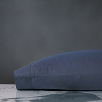 Palma Percale Pillowcase in Azure