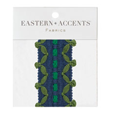 ERDEM CYAN BORDER SAMPLE