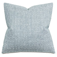 CLEARVIEW DOTTED DECORATIVE PILLOW IN AQUA