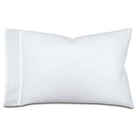 Marsden Satin Stitch Pillowcase in Dove