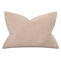 Xander Geometric Standard Sham in Terracotta