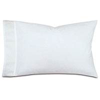 Marsden Satin Stitch Pillowcase in Bisque