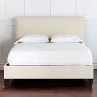 Malleo Upholstered Bed In Filly White